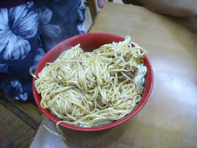 辣肉拌面