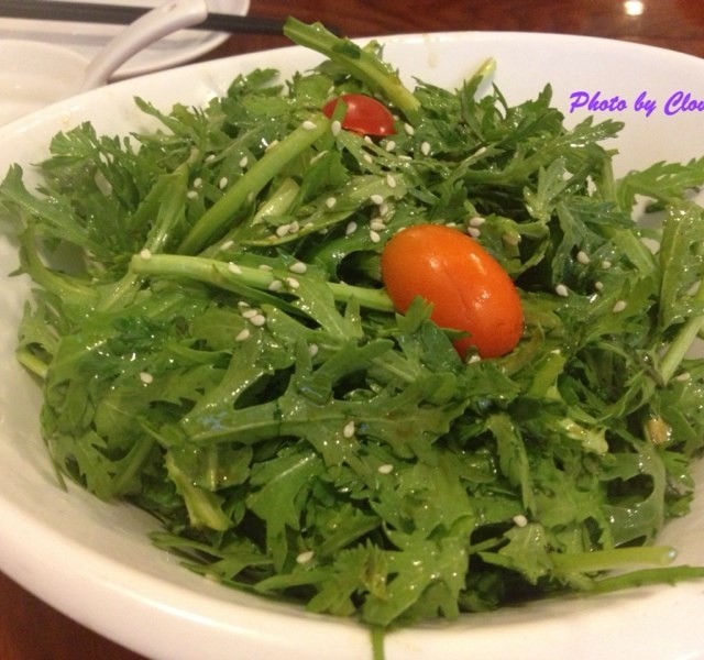 凉拌蓬蒿菜