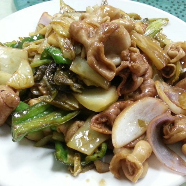 酸菜炒大肠