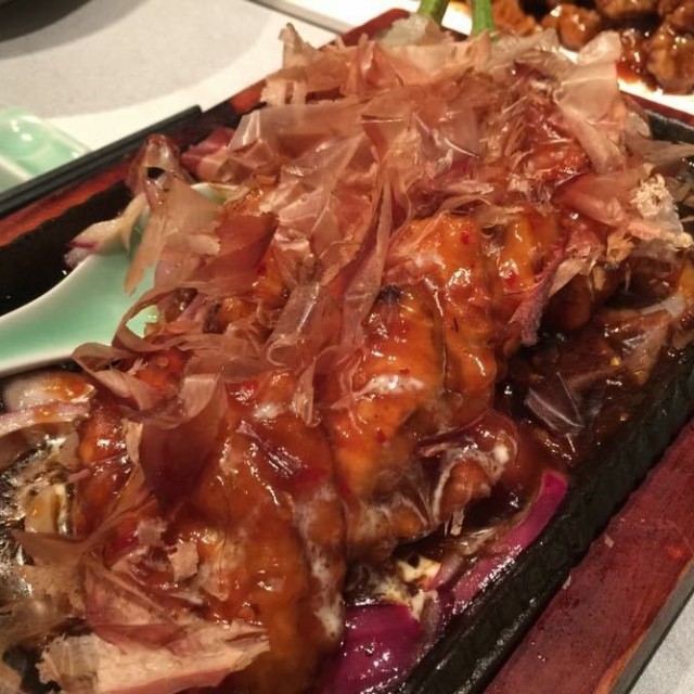 铁板肉酱汁烧茄夹