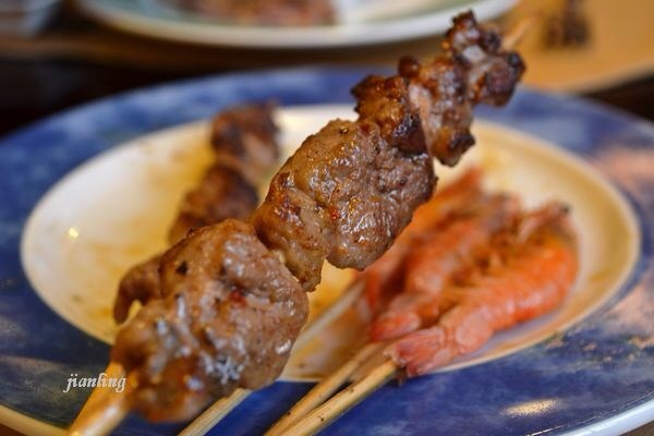 烤牛肉串
