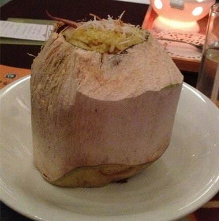 原只椰青海鲜焗饭