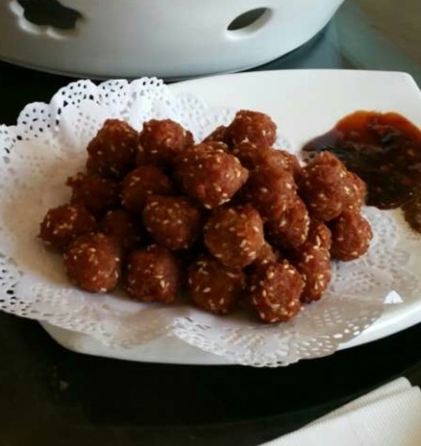 干炸丸子
