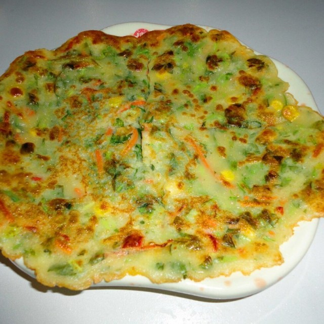 时蔬摊饼