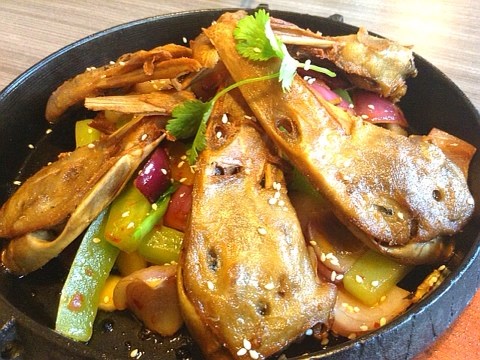 麻辣鸭头