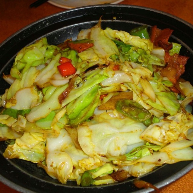 手撕圆白菜
