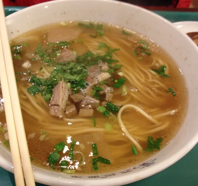 清汤牛肉面