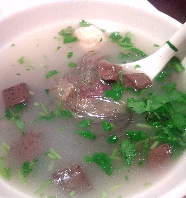 鸡鸭血汤