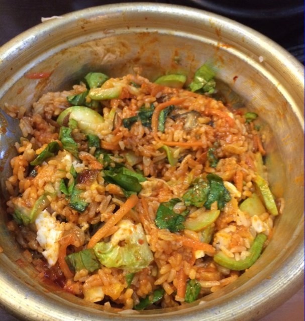 牛肉泡菜拌饭