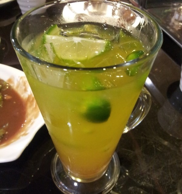 青柠冰桔茶