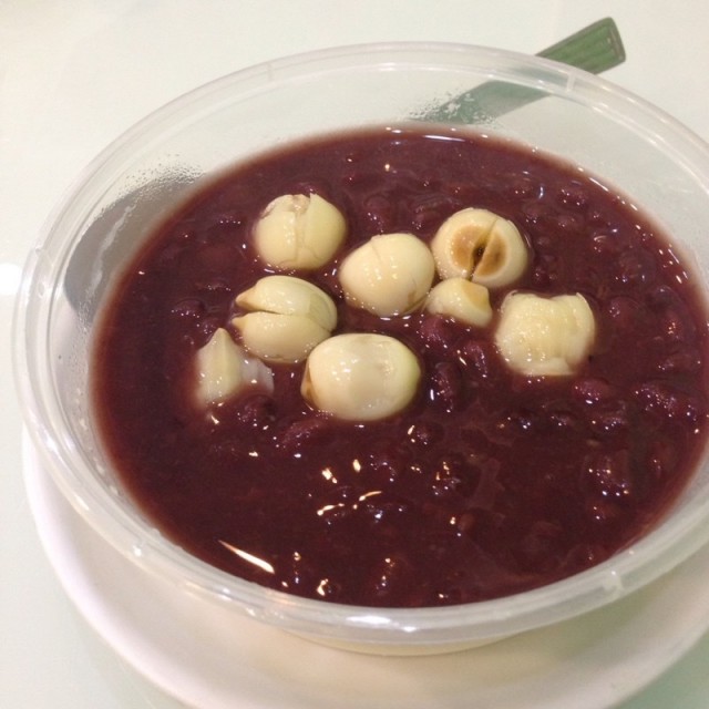 红豆莲子双皮奶