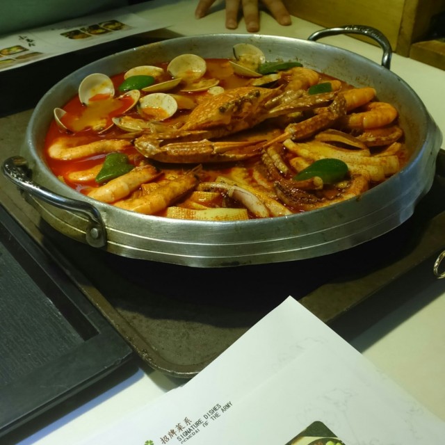海鲜火锅