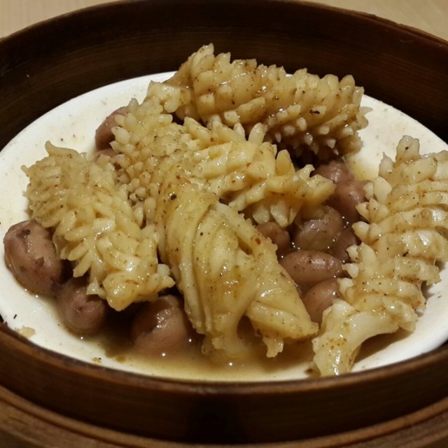 沙茶酱捞蒸鱿鱼