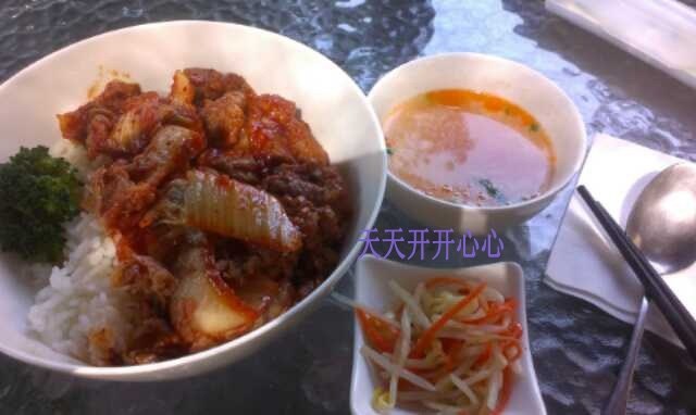 泡菜牛肉饭