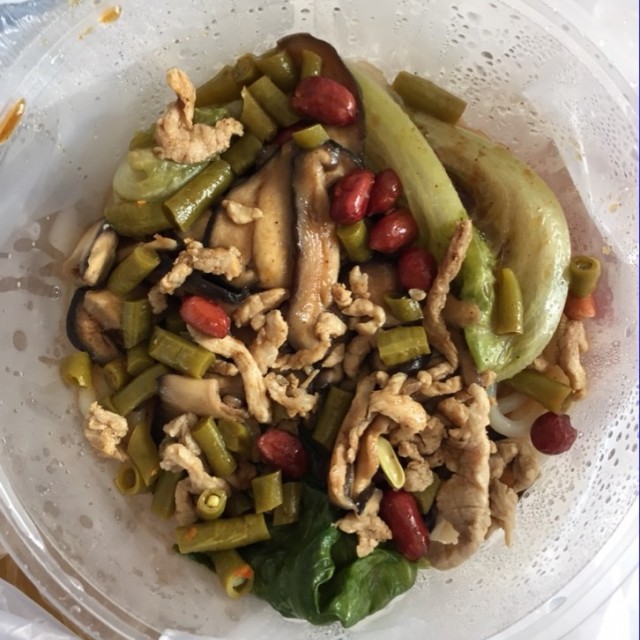 香菇肉丝粉