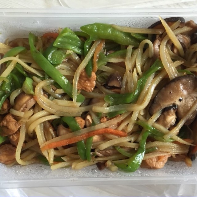 青椒肉丝炒饭