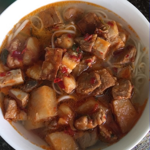 辣肉丁面
