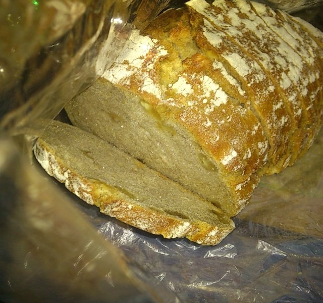 裸麦核桃面包