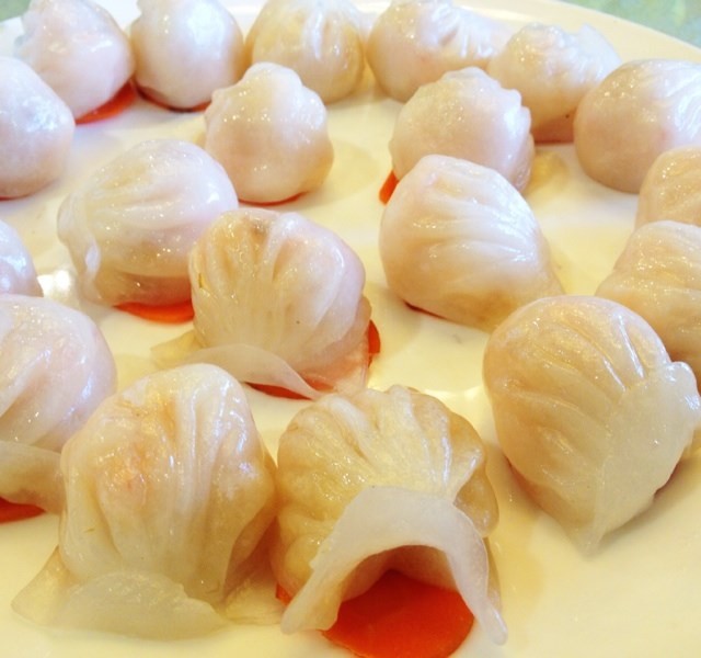 水晶虾饺