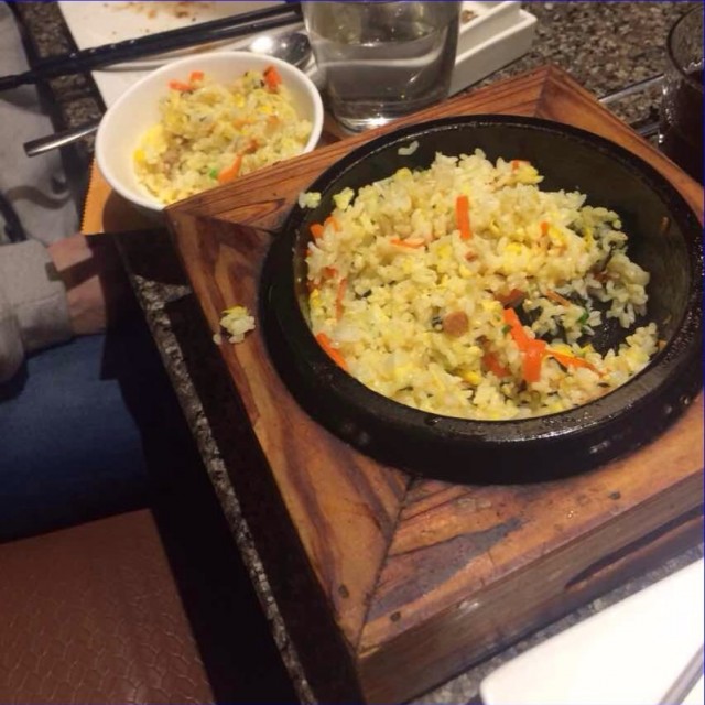芝士石锅拌饭