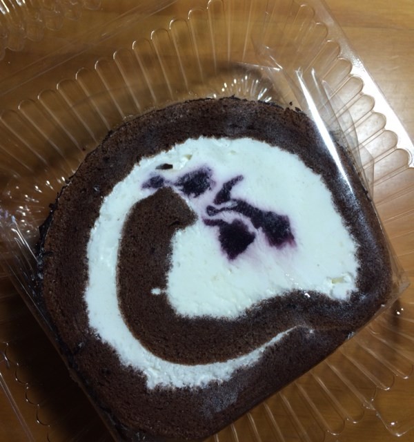 蓝莓巧克力卷