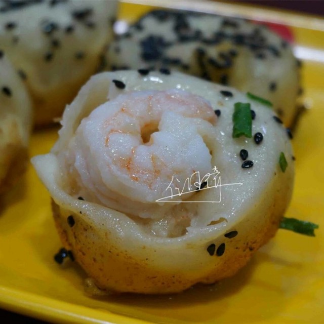 大虾生煎