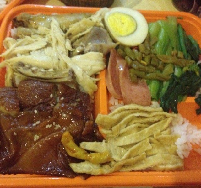 手撕鸡饭