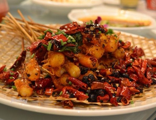 串烤虾