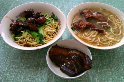 小排面熏鱼面