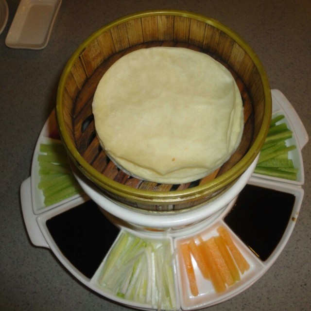 鸭饼及配菜