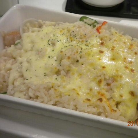 芝士蘑菇焗饭