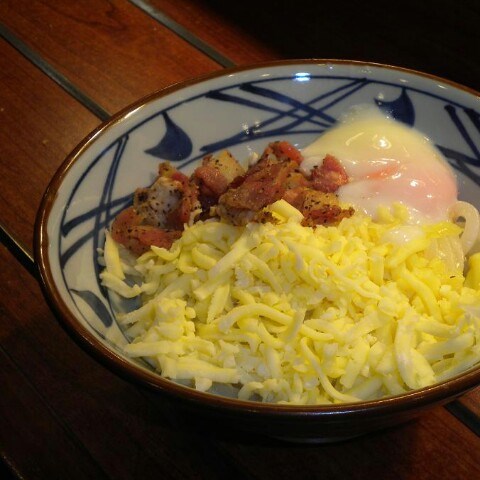 芝士拌乌冬