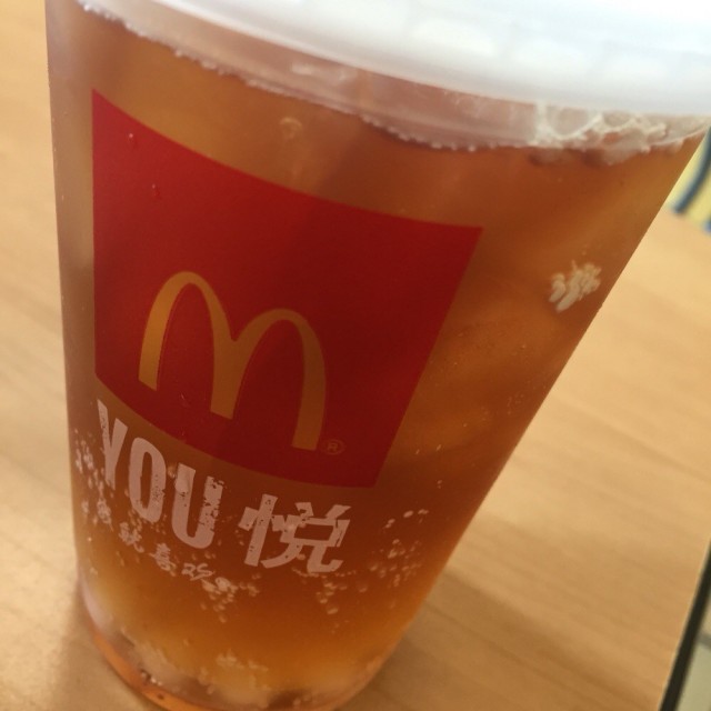 黄桃爆珠泡泡茶