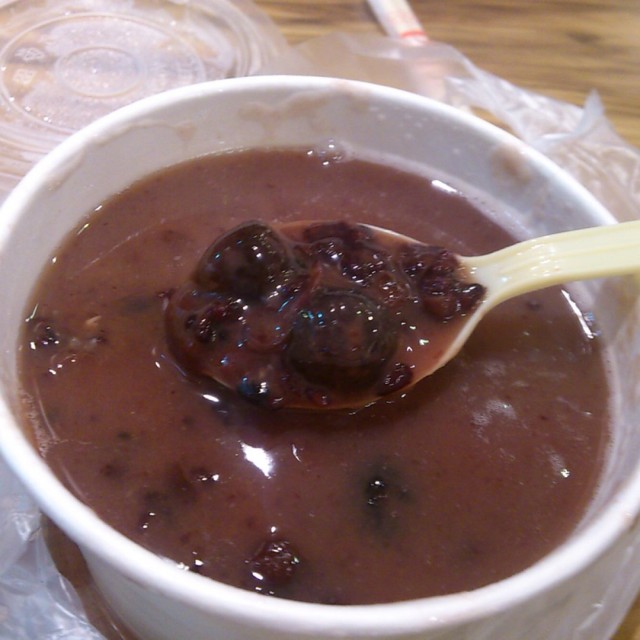 糯米圆子红豆汤