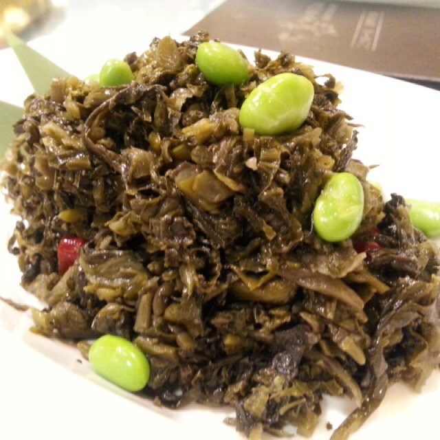 咸菜毛豆