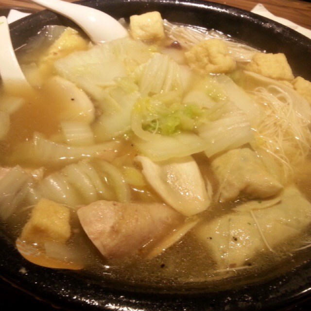 养生鸡汤锅仔