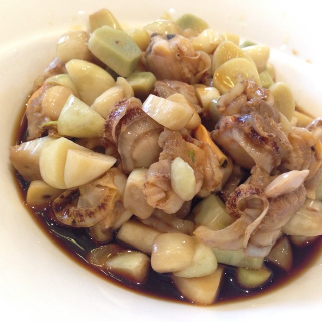 腊八蒜拌贝丁