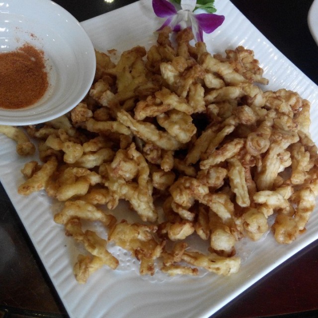 椒盐茶树菇