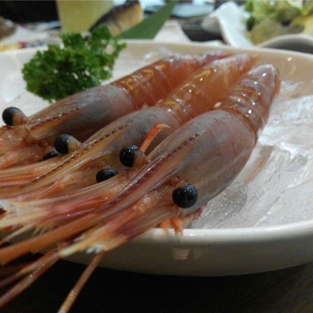 甜虾刺身