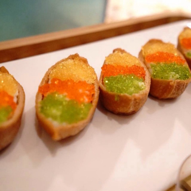 三色蟹子挞