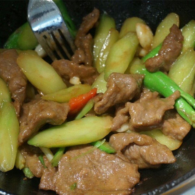 芥兰牛肉