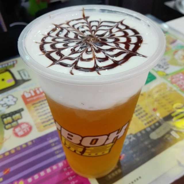 绿茶奶盖