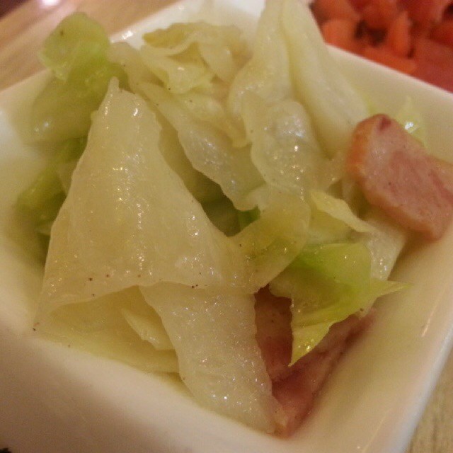 培根卷心菜