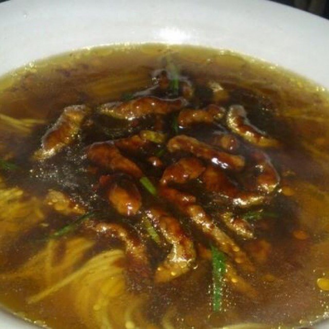 辣肉丝汤面