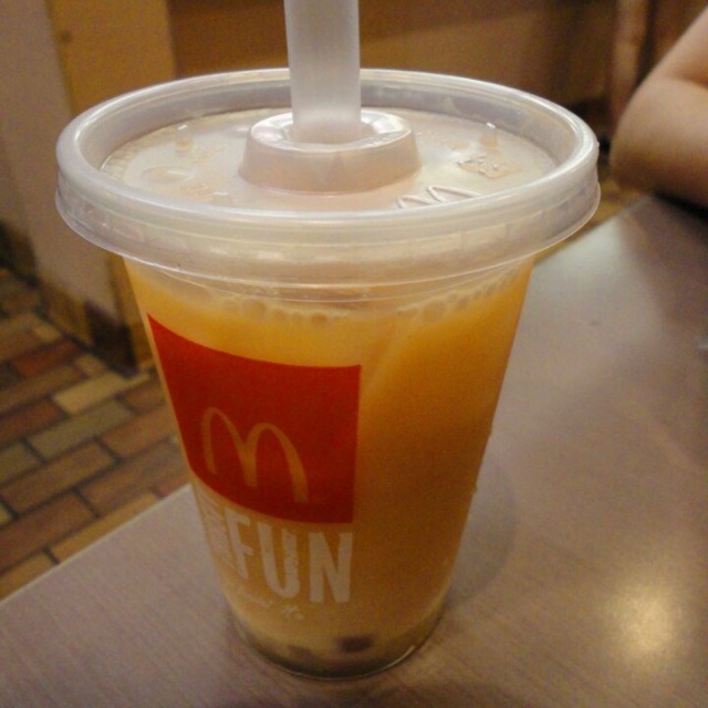 金橘奶茶