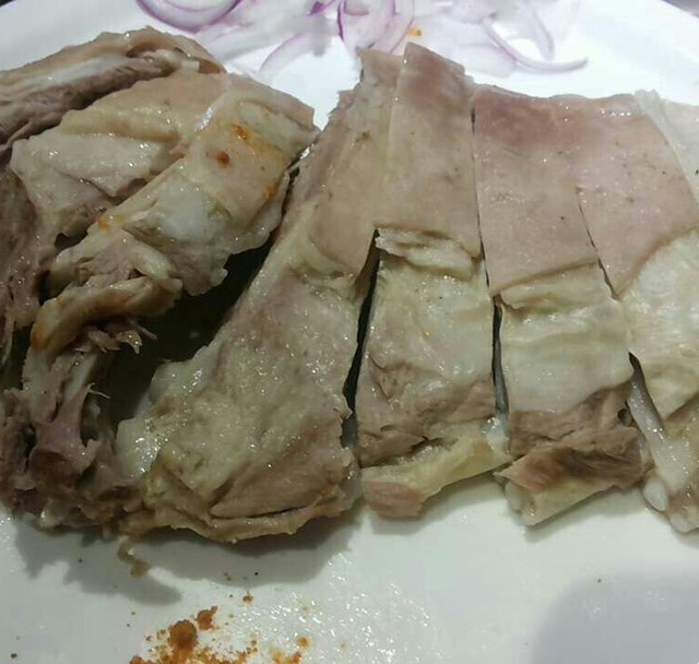 白切羊排