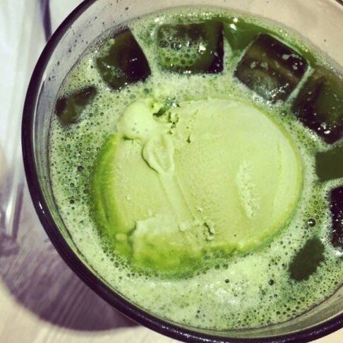 冰漂抹茶拿铁