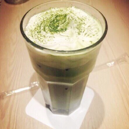 奶漂抹茶拿铁