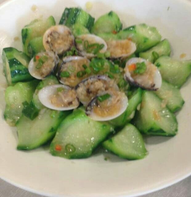 花甲蒸丝瓜