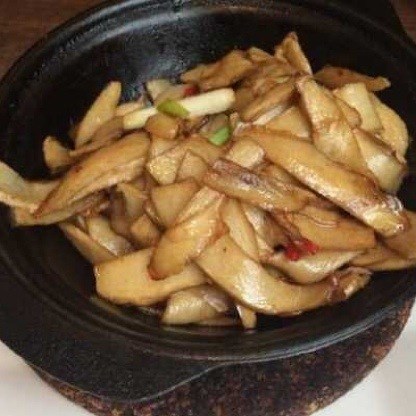 小炒杏鲍菇